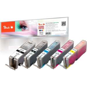 Peach Canon PGI-550XL CLI-551XL tintapatron multi csomag, tartalmaz 2 fekete, cián, magenta és sárga patront - Peach
