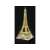 Puzzle 3D Ravensburger al Turnului Eiffel noaptea, iluminat cu lumini aurii