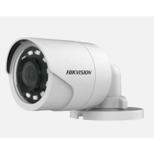 Hikvision DS-2CE16D0T-IRPF analoge Überwachungskamera, weiß