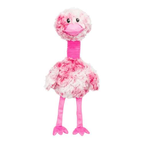 Trixie rózsaszínű plüss madár kutyajáték hanggal (44 cm) 32014407