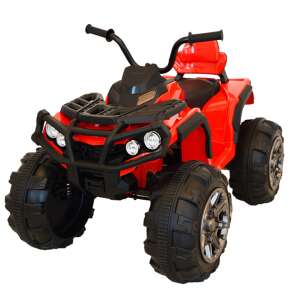 SmileGAME by Pepita Quad electric cu efecte sonore și luminoase + telecomandă 12V #black-red