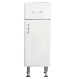 Bianca Plus 30 fürdőszoba szekrény egy ajtóval és egy fiókkal, magasfényű fehér, jobbos - Bútor