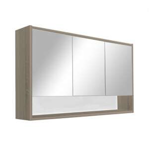 Dulap superior cu oglindă Luna 120, ulm Rauna 70930244 - Leziter Dulap de baie