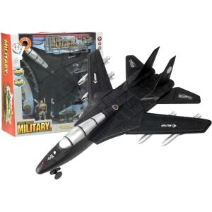 Jet Fighter katonai repülőgép hangokkal és fényekkel 1968 146086279 - Lean Toys