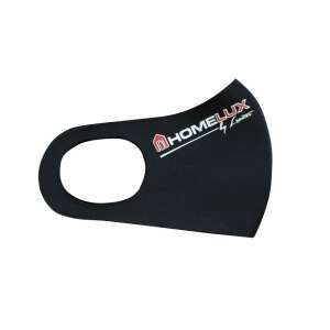 Fekete Homelux mosható szájmaszk logóval - Elsősegély