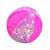 Rosa Glitzer-Strandball, Nahaufnahme