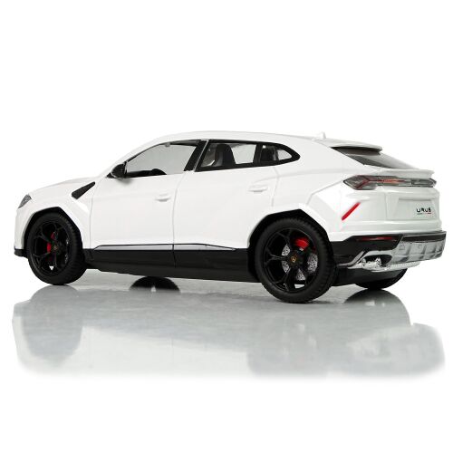 Biały Lamborghini Urus R/C, skala 1:24, widok z tyłu