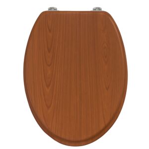 Пепита MDF WC капак със система за плавно затваряне - Дървен десен #кафяв 128152271