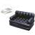 Bestway aufblasbares Schlafsofa, schwarz, 188x152x64cm, zeigt die Schichten des Materials