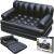 Bestway inflatable sofa bed with packaging, couch and bed configuration