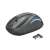 Trust Yvi FX Mouse Wireless, mouse wireless negru cu lumină albastră, 800-1600 DPI, rază de acțiune de 8 metri