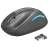 Trust Yvi FX Mouse Wireless, mouse wireless negru cu lumină albastră, 800-1600 DPI, rază de acțiune de 8 metri