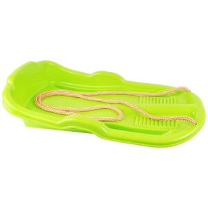 Tobogan de săniuș din plastic cu frânghie verde 6481