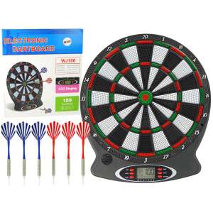 Electronic dartboard with 6 darts, LCD display, 159 game variations - Dartboard and Accessory