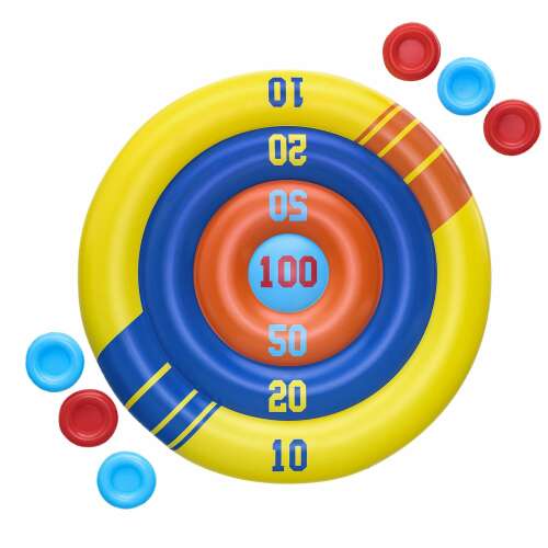 Țintă de joc de bazin gonflabil Bestway Arcade Shield cu inele de scor și frisbee