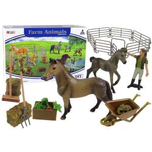 Farm figurák készlete Farm Horses Barna összeállításához 12388 70958030 