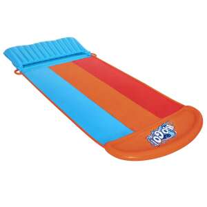Bestway H2OGO! Dreispurige Wasserrutsche, 4,88 m lang, aufblasbar, 3 Bahnen, für Kinder, Sommerspaß - Aufblasbare Spiele & Strandspielzeug