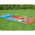 Bestway H2OGO! Dreispurige Wasserrutsche, 4,88 m lang, aufblasbar, 3 Bahnen, für Kinder, Sommerspaß, Gartenspass, Kinder spielen auf der Rutsche