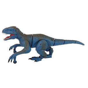 Távirányítós Dinoszaurusz Velociraptorüvöltő kék színű 12440
