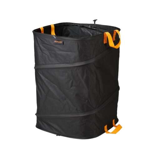 Sac de colectare pentru grădină Fiskars Ergo Pop-up, negru, 175L