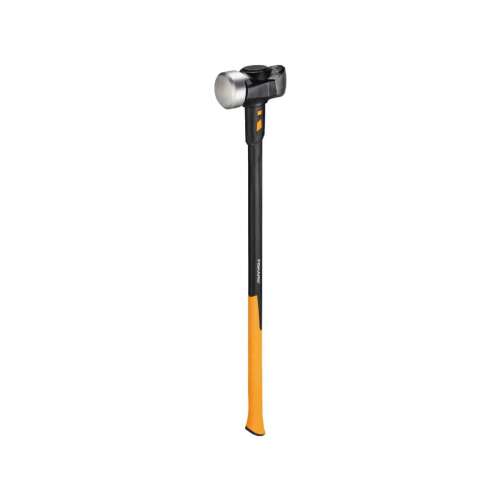 Fiskars IsoCore™ XL kőtörő kalapács, fekete-narancs színű nyél, ezüst fej - Fiskars