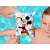 Dieťa s nafukovacími rukávnymi pásmi Bestway Mickey Mouse v bazéne