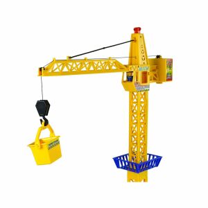 Yellow Akkumulátoros távirányítású crane toy with bucket - Remote control vehicle