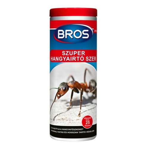 Bros Super Prášok na Zničenie Mravcov, 250g, účinný proti mravčím kolóniám, dlhodobá ochrana