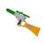 Zöld és narancssárga játékpuska távcsővel, gyerekeknek, biztonságos, habpatronos, játék, szórakozás