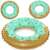 Bestway 91cm Mint Donut Inflatable Swim Ring