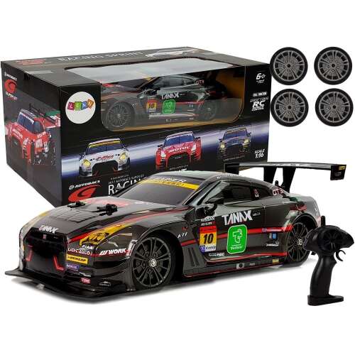 Távirányítós Drift Car Black Nissan GT-R Nismo GT3 1:16 2.4G 8429