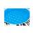 Close-up of the Bestway Zebra Kiddie Pool bottom, blue inflatable bottom with textured surface