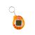 Narancssárga Tamagotchi Connection virtuális kisállat kulcstartó játék