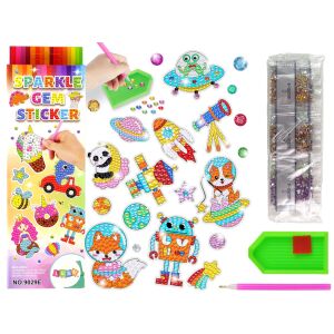 Gyémánt hímző matricakészlet űrhajósok 14967