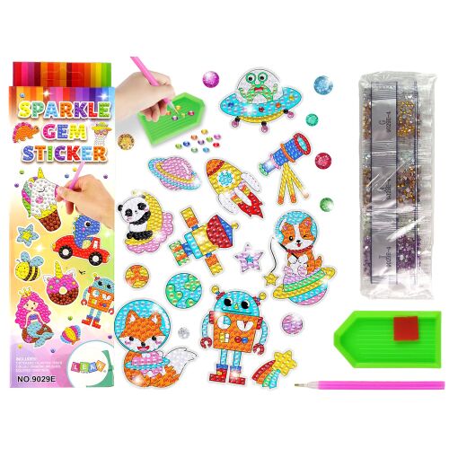 Gyémánt hímző matricakészlet űrhajósok 14967