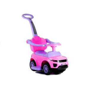 Pink and purple push car with parent handle, foot-powered, for toddlers - Baby Walker