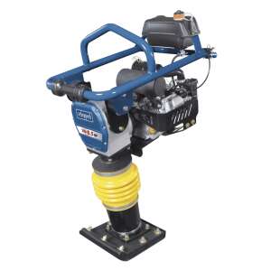 Scheppach VS 1000 Vibrationsstampfer, 6,5 PS, benzinbetrieben, zum Verdichten von Sand, Kies, Lehm und Mischboden - Scheppach