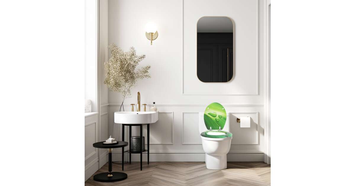Family Toilet Seat With Soft-close Mechanism With SHELL Motif 