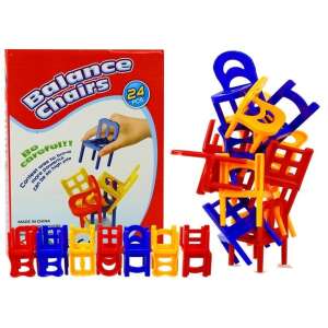 Balance Chairs ügyességi játék csomagolással, szórakoztató családi játék - Lean Toys