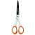 Nožnice Fiskars s titánovým, nepriľnavým povrchom, 17 cm, biele a oranžové