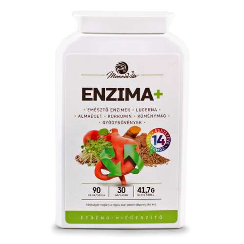 Mornovits Enzima+ Emésztőenzim Kiegészítő - 90 kapszula
