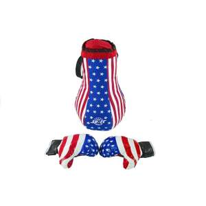 Mini Boxzsák Készlet - Amerikai Zászló - 40cm