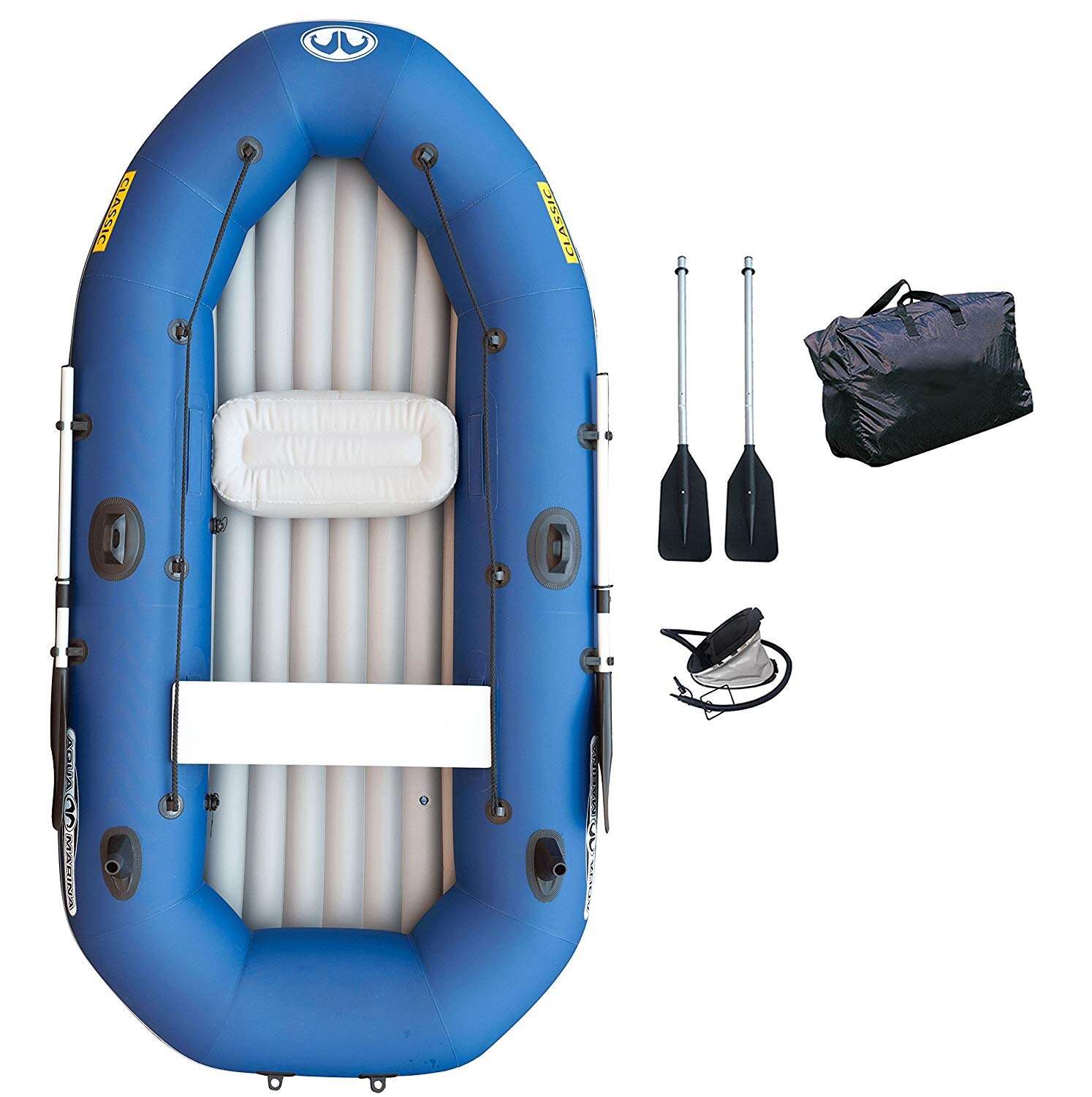 E-shop Aqua Marina Classic 4-miestny čln s príslušenstvom 300cm - modrá