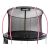 Close-up of LEAN Sport Max Trampoline with Safety Enclosure