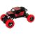 Červené diaľkovo ovládané auto Monster Truck Terepjáró, bočný pohľad