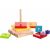 Wooden Pyramid Stacker with Colorful Squares 13357 15549 71001685