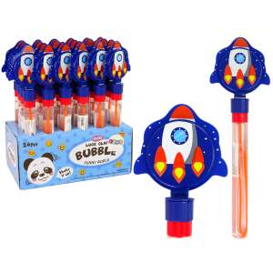 Flapper Raketen Seifenblasenstab 30cm mit Displaybox - Lean Toys Seifenblasen