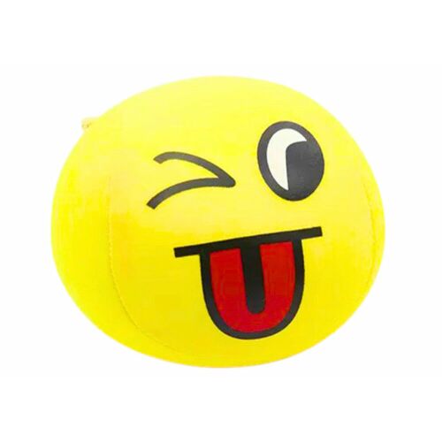 Puha labda Smiley Emoji labda Sárga 9cm 175529362 - Lean Toys