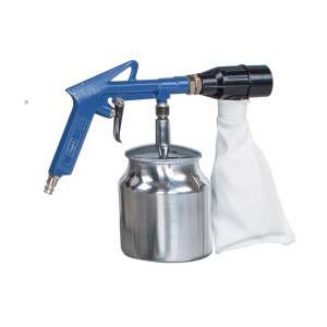 Scheppach pneumatic sandblasting gun with sand recovery, Scheppach sandblaster, sandblasting gun, sandblasting kit, sandblasting equipment - Compressor Accessory