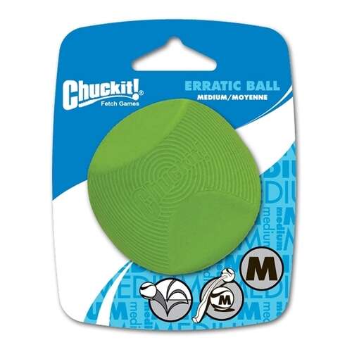 Chuckit! Erratic Ball - A Kiszámíthatatlan labda kutyajáték (M; 6 cm)